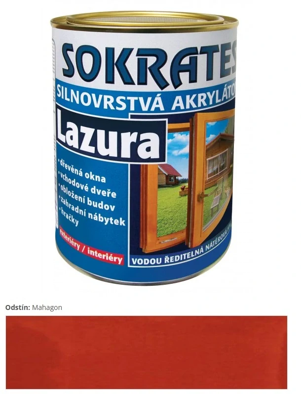 Sokrates Lazura silnovrstvová Mahagon 0,7 kg
