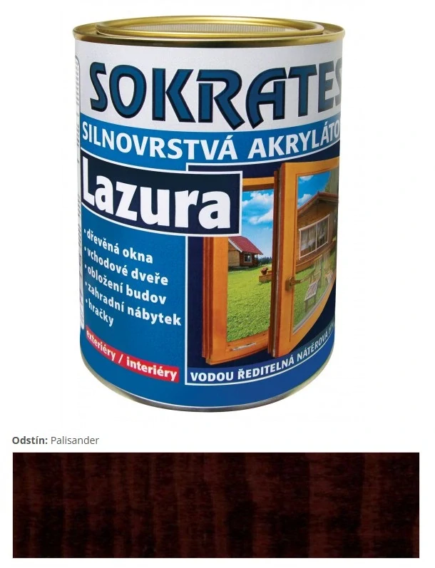 Sokrates Lazura silnovrstvová Palisander 2 kg