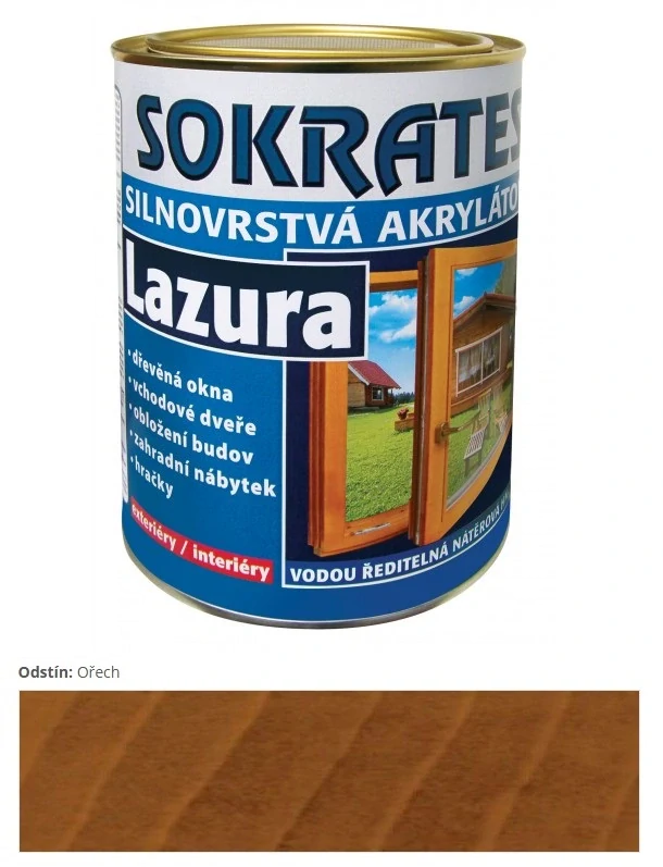 Sokrates Lazura silnovrstvová Orech 4 kg