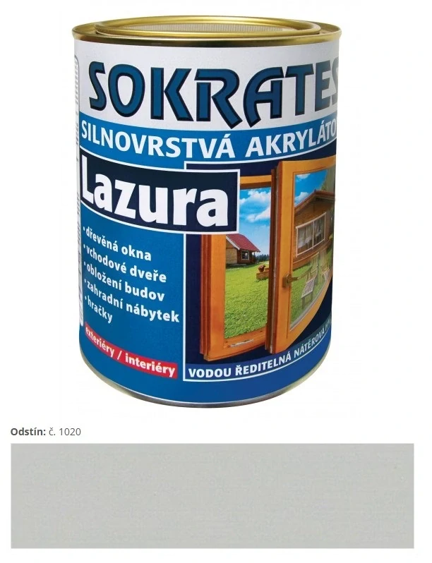 Sokrates Lazura silnovrstvová Grey-Hound šedá 1020 2 kg