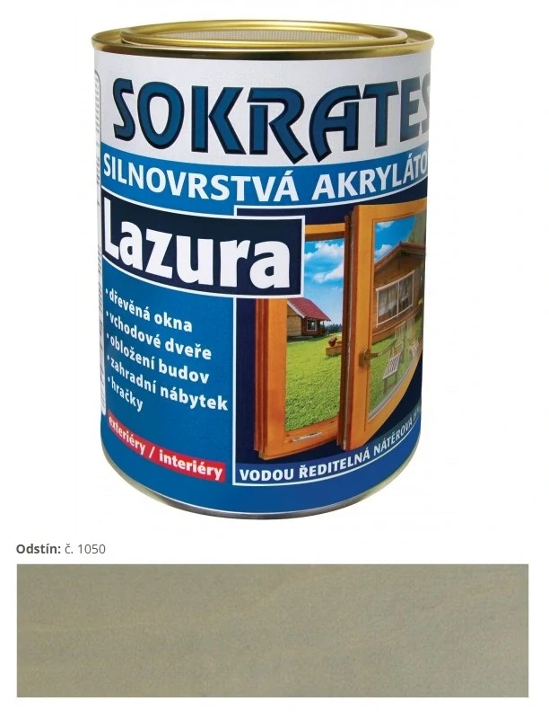 Sokrates Lazura silnovrstvová Grey-Hound šedá 1050 4 kg