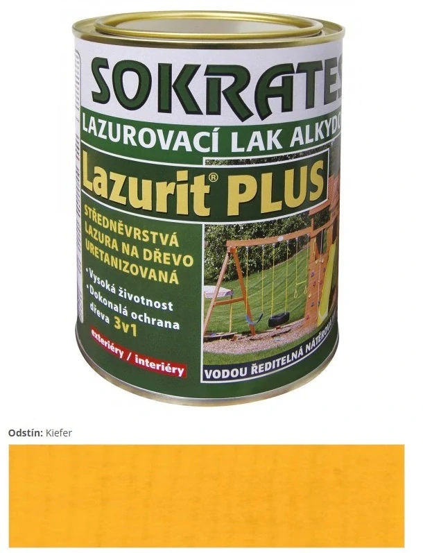 Sokrates Lazurit PLUS strednevrstvová lazúra Kiefer 2 kg