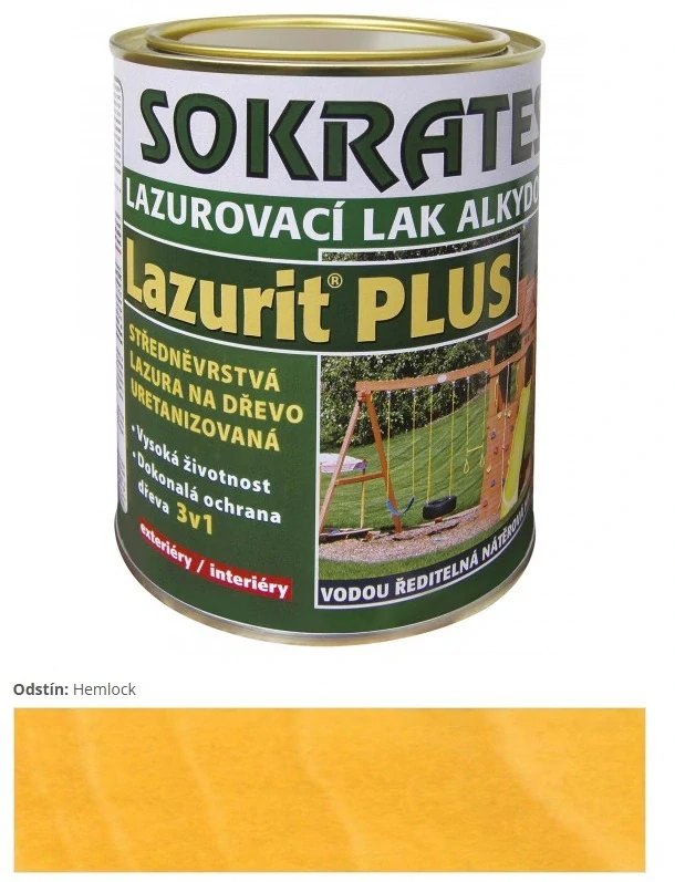 Sokrates Lazurit PLUS strednevrstvová lazúra Hemlock 4 kg