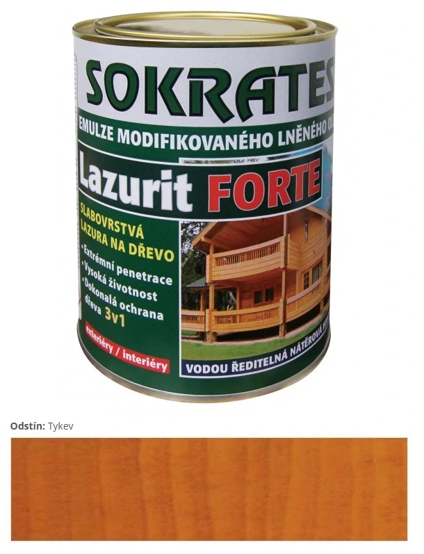 Sokrates Lazurit Forte tenkovrstvová olejová lazúra Tykev 4 kg