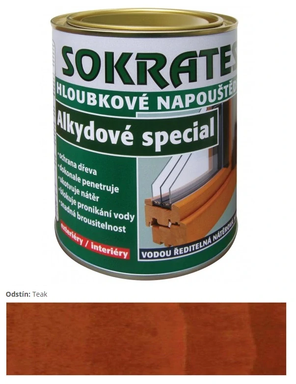 Sokrates napúšťadlo špeciál Teak 5 kg