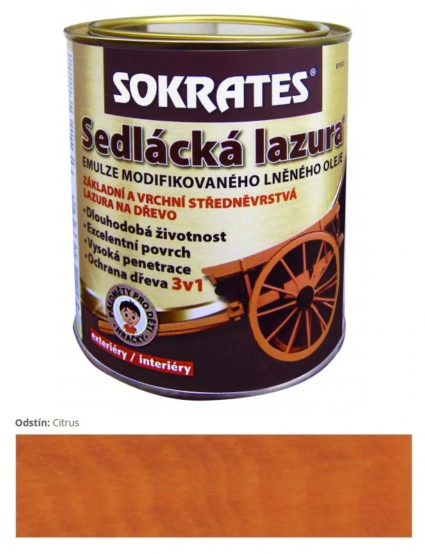 Sokrates Sedliacka lazura Citrus 0,7 kg