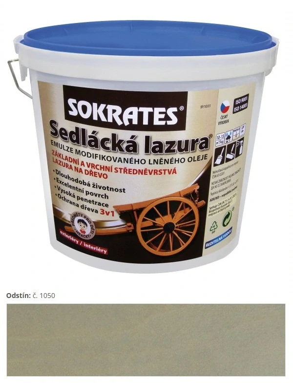 Sokrates Sedliacka lazura Grey-Hound šedá 1050 2 kg
