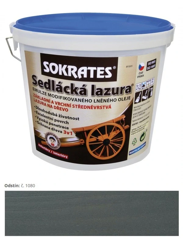 Sokrates Sedliacka lazura Grey-Hound šedá 1080 4 kg