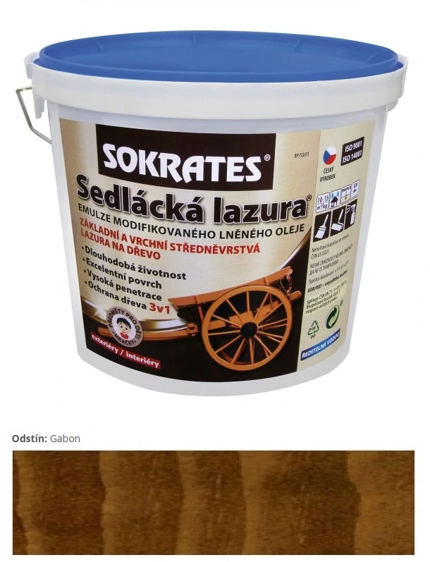 Sokrates Sedliacka lazura Gabon 9 kg